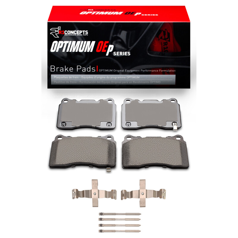 Honda Civic Brake Pads - Front - R1 Concepts - Optimum OE - `17-`25